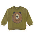 DYR-Chp Sweatshirt - Dyrbellow - Dark Olive Brun Bjørn