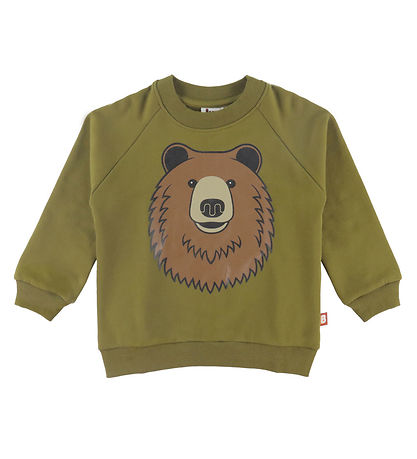 DYR-Chp Sweatshirt - Dyrbellow - Dark Olive Brun Bjørn