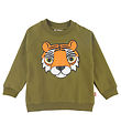 DYR-Cph Sweatshirt - Dyrbellow - Dark Olive Tiger