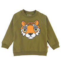 DYR-Cph Sweatshirt - Dyrbellow - Dark Olive Tiger