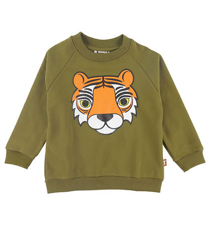 DYR Sweatshirt - DyrBellow - Dark Olive Tiger