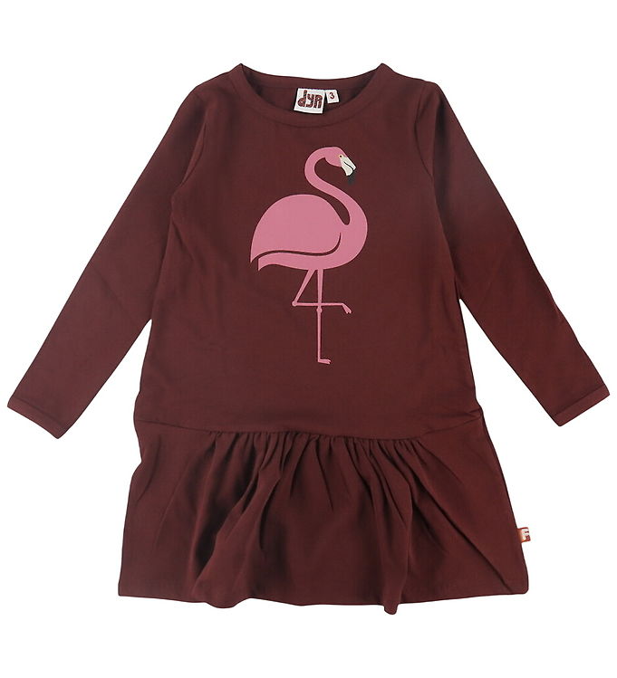 DYR Kjole - DyrZanzi - Dark Cherry Flamingo