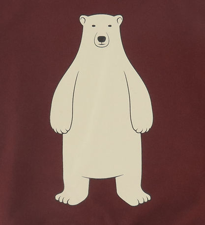 DYR-Cph Sweatshirt - Dyrbellow - Dark Cherry Isbjørn Høj