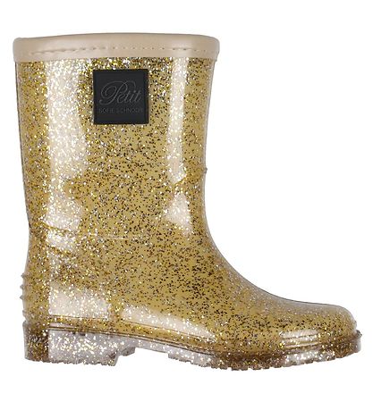 Petit by Sofie Schnoor Gummistøvler m. For - Beige m. Glimmer Petit by Sofie Schnoor Gummistøvler m. For - Beige m. Glimmer