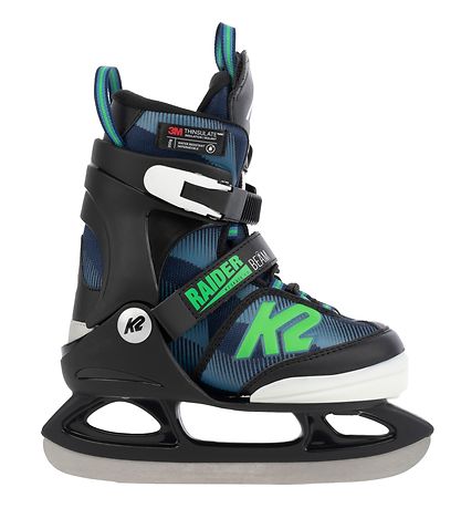 K2 Skøjter m. Lys - Raider Beam Ice - Blå