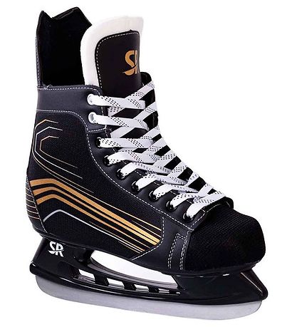 Supreme Ishockey Skøjter - Sort/guld Supreme Ishockey Skøjter - Sort/guld