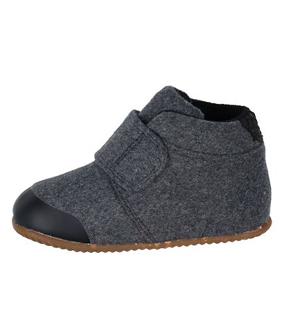 Woden Hjemmesko - Kim - Filt - Dark Grey Melange Woden Hjemmesko - Kim - Filt - Dark Grey Melange