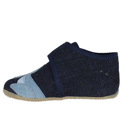 Living Kitzbühel Hjemmesko - Mørkeblå m. Hval