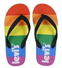 Levis Klipklapper - South Beach 2.0 - Black/Rainbow Levis Klipklapper - South Beach 2.0 - Black/Rainbow