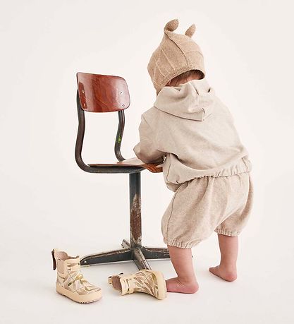 Bisgaard Gummistøvler - Kort - Beige Leaves Bisgaard Gummistøvler - Kort - Beige Leaves