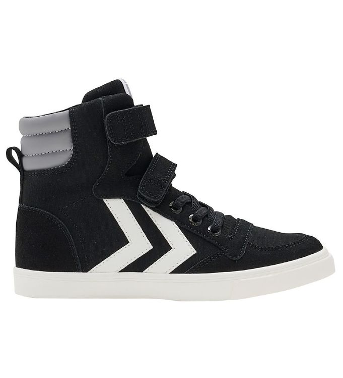 Hummel Sko - Slimmer Stadil High JR - Black