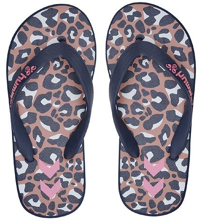 Hummel Klipklapper - Flip Flop Jr. - Black Iris/Leopard Hummel Klipklapper - Flip Flop Jr. - Black Iris/Leopard