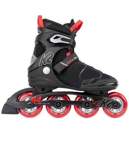 K2 Rulleskøjter - F.I.T 84 Pro - Sort/Rød - Inliner K2 Rulleskøjter - F.I.T 84 Pro - Sort/Rød - Inliner