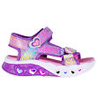 Skechers Sandaler m. Lys - Flutter Hearts - Lavender/Multi Skechers Sandaler m. Lys - Flutter Hearts - Lavender/Multi