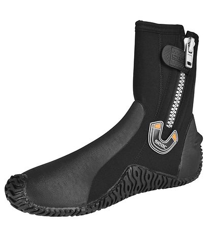 Seac Badesko m. Lynlås - Basic HD 5 mm - Sort Seac Badesko m. Lynlås - Basic HD 5 mm - Sort