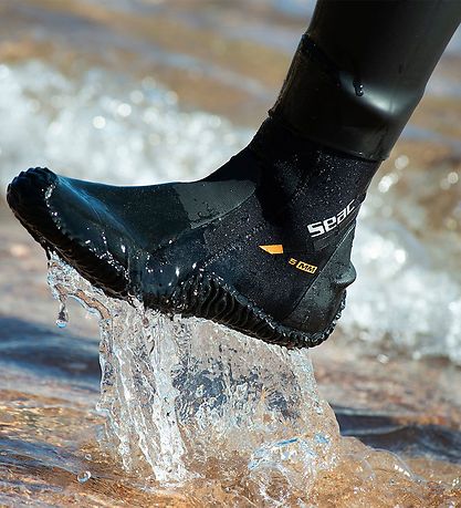 Seac Badesko m. Lynlås - Basic HD 5 mm - Sort Seac Badesko m. Lynlås - Basic HD 5 mm - Sort