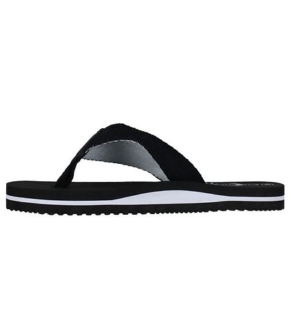 Calvin Klein Klipklapper - Logo Print - Sort Calvin Klein Klipklapper - Logo Print - Sort