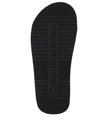 Calvin Klein Klipklapper - Logo Print - Sort Calvin Klein Klipklapper - Logo Print - Sort