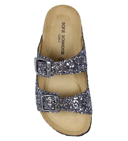 Sofie Schnoor Sandaler - Antique Silver Glitter Sofie Schnoor Sandaler - Antique Silver Glitter