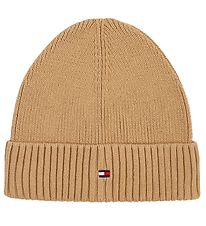 Tommy Hilfiger Hue - Strik - Small Flag - Classic Khaki