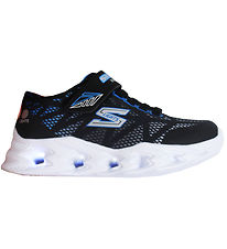 Skechers Sko m. Lys - Vortex 2.0 - Black/Blue Skechers Sko m. Lys - Vortex 2.0 - Black/Blue