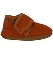 En Fant Hjemmesko - Uld - Leather Brown En Fant Hjemmesko - Uld - Leather Brown
