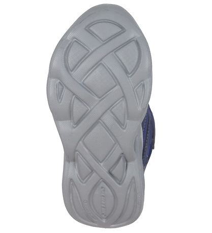 Skechers Støvler m. Lys - Twisted Brights - Navy Lime Skechers Støvler m. Lys - Twisted Brights - Navy Lime
