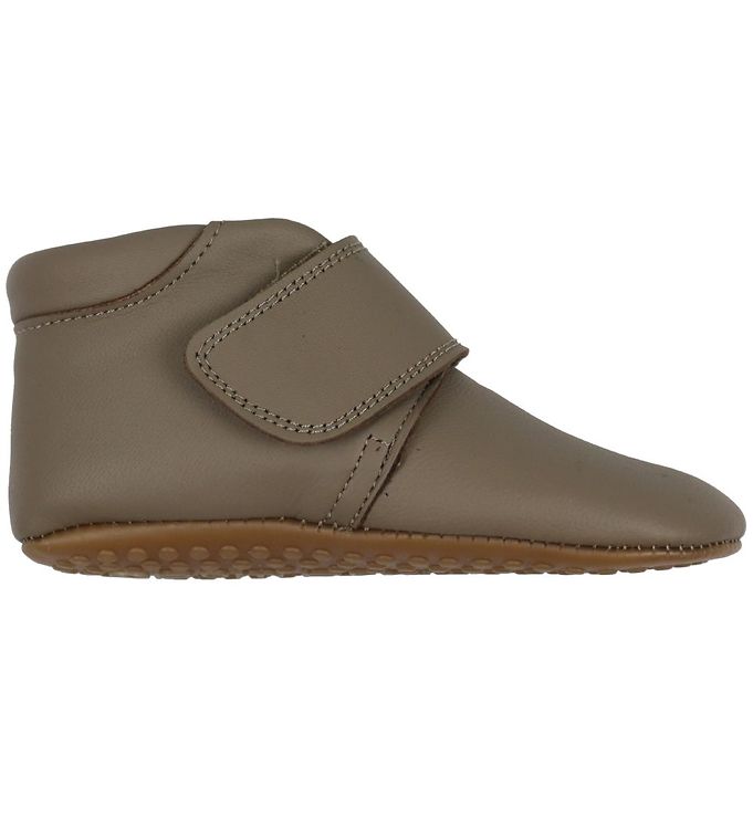 Pom Pom Skindfutter - Velcro - Taupe