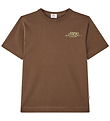 Mads Nørgaard T-Shirt - Theo - Cocoa