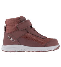Viking Støvler - Knapper Reflex Mid WP 1V - Dark Pink