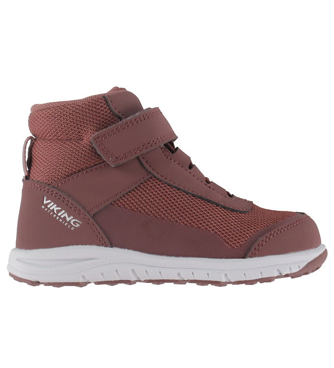 Viking Kängor - Knappar Reflex Mid WP 1V - Dark Rosa