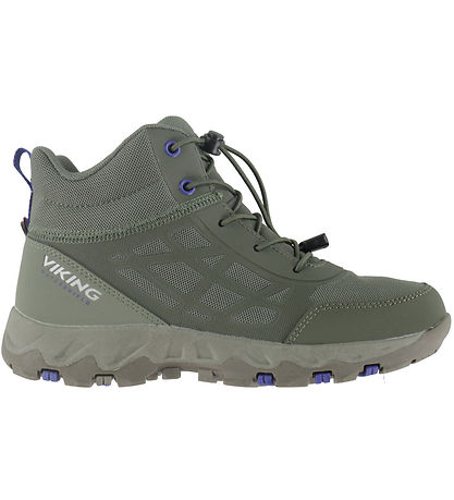 Viking Støvler - Track Mid WP SL - Olive
