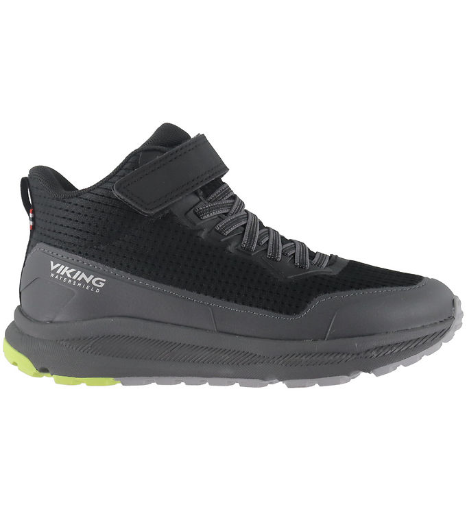 Viking Kängor - Flöde Mid WP 1V - Black/Träkol