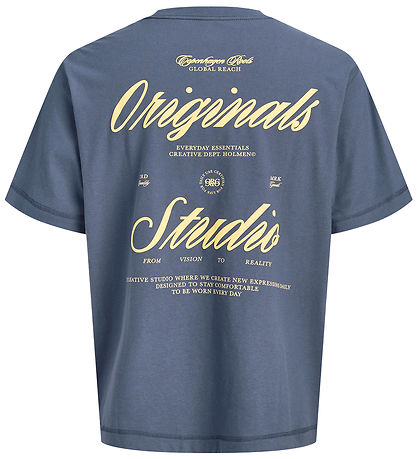 Jack & Jones T-shirt - JorNorrebro - Crown Blue
