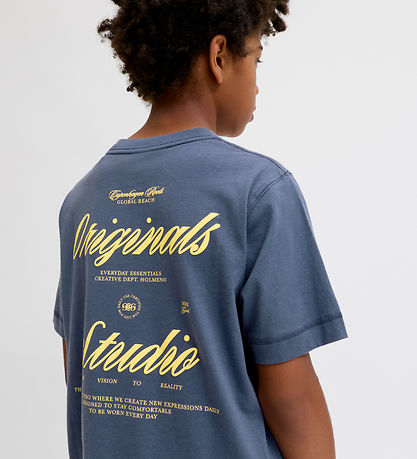 Jack & Jones T-shirt - JorNorrebro - Crown Blue