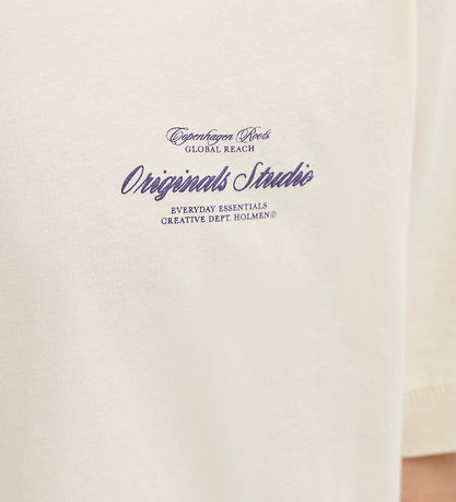 Jack & Jones T-shirt - JorNorrebro - Antique White