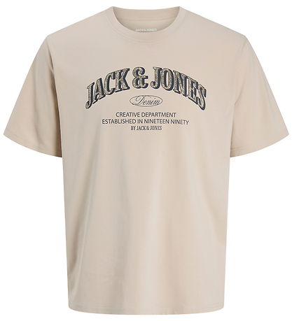 Jack & Jones T-Shirt - JjeDenver - Moonbeam