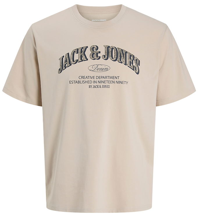 Jack & Jones T-Shirt - JjeDenver - Moonbeam