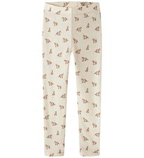 Lil Atelier Leggings - NmmNalu - Turtledove/Fox