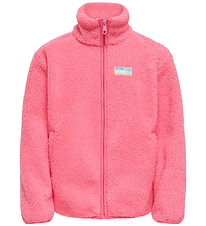 Kids Only Fleecejakke -Teddy -  KogEva - Pink Lemonade
