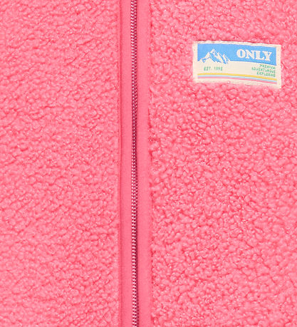 Kids Only Fleecejakke -Teddy -  KogEva - Pink Lemonade
