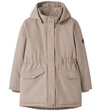 Name It Vinterjakke - NkfMarlow -  Silver Mink