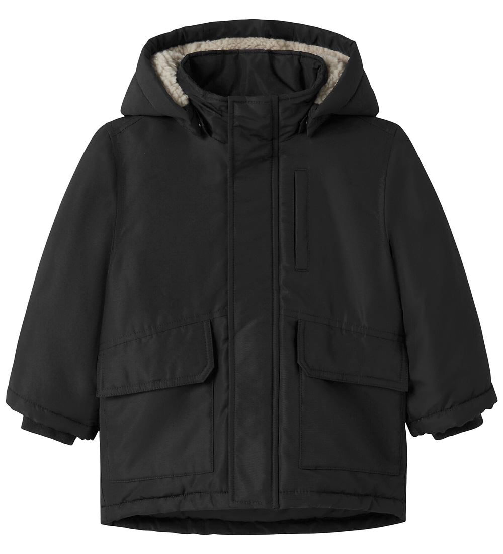 Name It Winterjacke - NmmMarlow - Schwarz - Name It - 6 Jahre (116) - Winterjacken