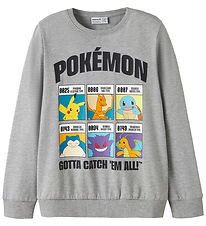 Name It Sweatshirt - NkmStus - Grey Melange