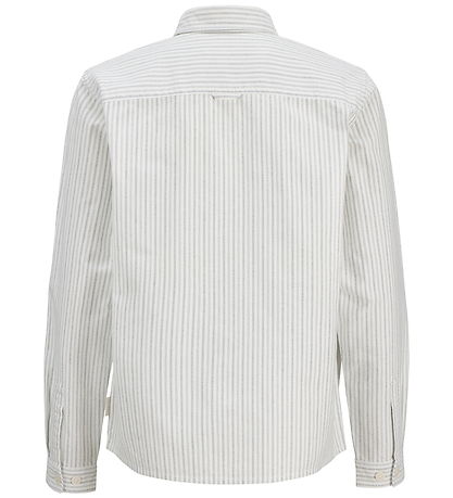 Jack & Jones Skjorte - Jorfrederiksberg - Snow White/STRIPES