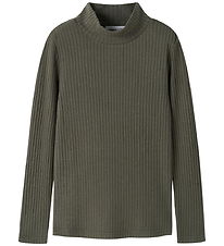 Name It Bluse - NkfOmaggie - Olive Night