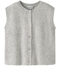 Name It Vest - Strik - NkfOanja - Grey Melange