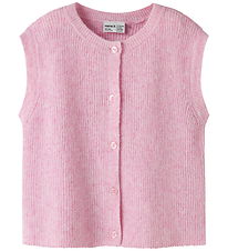 Name It Vest - Strik - NkfOanja - Begonia Pink