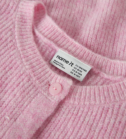 Name It Vest - Strik - NkfOanja - Begonia Pink