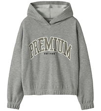Name It Hættetrøje - NkfOkomma - Grey Melange